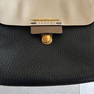 Marc by Marc Jacobs Black and Cream Shoulder Bag